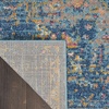 image:imageNourison Home Tranquil IvoryLight Blue 8 x 10 Area Rug  Easy Clean Non Shedding Bed Room Living Room Dining Room Kitchen 8 x 10Navy Blue