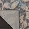 image:imageNourison Home Tranquil IvoryTurquoise 53 x 73 Area Rug  Easy Clean Non Shedding Bed Room Living Room Dining Room Kitchen 5 x 7Grey Beige