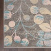 image:imageNourison Home Tranquil IvoryTurquoise 53 x 73 Area Rug  Easy Clean Non Shedding Bed Room Living Room Dining Room Kitchen 5 x 7Grey Beige