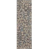 image:imageNourison Home Tranquil IvoryTurquoise 53 x 73 Area Rug  Easy Clean Non Shedding Bed Room Living Room Dining Room Kitchen 5 x 7Grey Beige