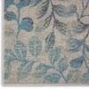 image:imageNourison Home Tranquil IvoryTurquoise 53 x 73 Area Rug  Easy Clean Non Shedding Bed Room Living Room Dining Room Kitchen 5 x 7IvoryTurquoise