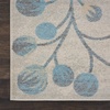 image:imageNourison Home Tranquil IvoryTurquoise 53 x 73 Area Rug  Easy Clean Non Shedding Bed Room Living Room Dining Room Kitchen 5 x 7IvoryTurquoise