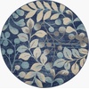 image:imageNourison Home Tranquil IvoryTurquoise 53 x 73 Area Rug  Easy Clean Non Shedding Bed Room Living Room Dining Room Kitchen 5 x 7Navy