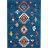 image:imageNourison Home Tribal Decor White 53 x 76 Area Rug  Easy Clean Non Shedding Bed Room Living Room Dining Room Kitchen 5 x 8Blue