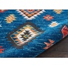 image:imageNourison Home Tribal Decor White 53 x 76 Area Rug  Easy Clean Non Shedding Bed Room Living Room Dining Room Kitchen 5 x 8Blue