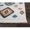 image:imageNourison Home Tribal Decor White 53 x 76 Area Rug  Easy Clean Non Shedding Bed Room Living Room Dining Room Kitchen 5 x 8White