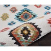 image:imageNourison Home Tribal Decor White 53 x 76 Area Rug  Easy Clean Non Shedding Bed Room Living Room Dining Room Kitchen 5 x 8White
