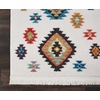 image:imageNourison Home Tribal Decor White 53 x 76 Area Rug  Easy Clean Non Shedding Bed Room Living Room Dining Room Kitchen 5 x 8White