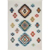 image:imageNourison Home Tribal Decor White 53 x 76 Area Rug  Easy Clean Non Shedding Bed Room Living Room Dining Room Kitchen 5 x 8White