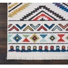 image:imageNourison Home Tribal Decor White 93 x 13 Area Rug  Easy Clean Non Shedding Bed Room Living Room Dining Room Kitchen 9 x 13White