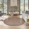 image:imageNourison Home Tulum Brown 53 x 7 Area Rug  Easy Clean Non Shedding Bed Room Living Room Dining Room Kitchen 5 x 7Brown