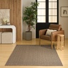 image:imageNourison Home Tulum Brown 53 x 7 Area Rug  Easy Clean Non Shedding Bed Room Living Room Dining Room Kitchen 5 x 7Brown