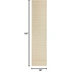 image:imageNourison Home Tulum Brown 53 x 7 Area Rug  Easy Clean Non Shedding Bed Room Living Room Dining Room Kitchen 5 x 7Cream
