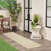 image:imageNourison Home Tulum Brown 53 x 7 Area Rug  Easy Clean Non Shedding Bed Room Living Room Dining Room Kitchen 5 x 7Cream
