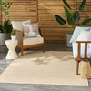 image:imageNourison Home Tulum Brown 53 x 7 Area Rug  Easy Clean Non Shedding Bed Room Living Room Dining Room Kitchen 5 x 7Cream