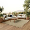 image:imageNourison Home Tulum Brown 53 x 7 Area Rug  Easy Clean Non Shedding Bed Room Living Room Dining Room Kitchen 5 x 7Cream