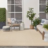 image:imageNourison Home Tulum Brown 53 x 7 Area Rug  Easy Clean Non Shedding Bed Room Living Room Dining Room Kitchen 5 x 7Cream