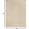 image:imageNourison Home Tulum Brown 53 x 7 Area Rug  Easy Clean Non Shedding Bed Room Living Room Dining Room Kitchen 5 x 7Cream