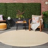 image:imageNourison Home Tulum Brown 53 x 7 Area Rug  Easy Clean Non Shedding Bed Room Living Room Dining Room Kitchen 5 x 7Cream