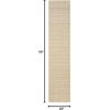image:imageNourison Home Tulum Brown 53 x 7 Area Rug  Easy Clean Non Shedding Bed Room Living Room Dining Room Kitchen 5 x 7Taupe