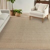 image:imageNourison Home Tulum Brown 53 x 7 Area Rug  Easy Clean Non Shedding Bed Room Living Room Dining Room Kitchen 5 x 7Taupe