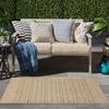 image:imageNourison Home Tulum Brown 53 x 7 Area Rug  Easy Clean Non Shedding Bed Room Living Room Dining Room Kitchen 5 x 7Taupe