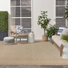 image:imageNourison Home Tulum Brown 53 x 7 Area Rug  Easy Clean Non Shedding Bed Room Living Room Dining Room Kitchen 5 x 7Taupe