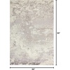 image:imageNourison Home Twilight Bone 2 x 3 Area Rug  Easy Clean Non Shedding Bed Room Living Room Dining Room Kitchen 2 x 3Bone