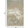 image:imageNourison Home Twilight Bone 2 x 3 Area Rug  Easy Clean Non Shedding Bed Room Living Room Dining Room Kitchen 2 x 3Ivory Green