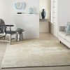 image:imageNourison Home Twilight Bone 2 x 3 Area Rug  Easy Clean Non Shedding Bed Room Living Room Dining Room Kitchen 2 x 3Ivory Green