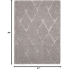 image:imageNourison Home Twilight Ivory Grey 2 x 3 Area Rug  Easy Clean Non Shedding Bed Room Living Room Dining Room Kitchen 2 x 3Grey