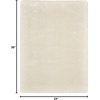 image:imageNourison Home Twilight Solid Ivory 2 x 3 Area Rug Easy Cleaning Non Shedding Bed Room Living Room Dining Room Kitchen 2x3Ivory