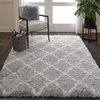 image:imageNourison Home Ultra Plush Shag Charcoal Beige 9 x 12 Area Rug  Easy Clean Non Shedding Bed Room Living Room Dining Room Kitchen 9 x 12GreyIvory