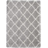 image:imageNourison Home Ultra Plush Shag Charcoal Beige 9 x 12 Area Rug  Easy Clean Non Shedding Bed Room Living Room Dining Room Kitchen 9 x 12GreyIvory