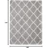 image:imageNourison Home Ultra Plush Shag Charcoal Beige 9 x 12 Area Rug  Easy Clean Non Shedding Bed Room Living Room Dining Room Kitchen 9 x 12GreyIvory