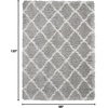 image:imageNourison Home Ultra Plush Shag Charcoal Beige 9 x 12 Area Rug  Easy Clean Non Shedding Bed Room Living Room Dining Room Kitchen 9 x 12GreyIvory