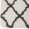 image:imageNourison Home Ultra Plush Shag Charcoal Beige 9 x 12 Area Rug  Easy Clean Non Shedding Bed Room Living Room Dining Room Kitchen 9 x 12IvoryCharcoal