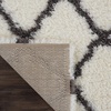 image:imageNourison Home Ultra Plush Shag Charcoal Beige 9 x 12 Area Rug  Easy Clean Non Shedding Bed Room Living Room Dining Room Kitchen 9 x 12IvoryCharcoal