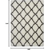 image:imageNourison Home Ultra Plush Shag Charcoal Beige 9 x 12 Area Rug  Easy Clean Non Shedding Bed Room Living Room Dining Room Kitchen 9 x 12IvoryCharcoal