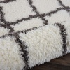 image:imageNourison Home Ultra Plush Shag Charcoal Beige 9 x 12 Area Rug  Easy Clean Non Shedding Bed Room Living Room Dining Room Kitchen 9 x 12IvoryCharcoal