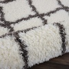 image:imageNourison Home Ultra Plush Shag Charcoal Beige 9 x 12 Area Rug  Easy Clean Non Shedding Bed Room Living Room Dining Room Kitchen 9 x 12IvoryCharcoal