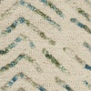 image:imageNourison Home Vail Indigo Ivory 53 x 73 Area Rug  Easy Clean Non Shedding Bed Room Living Room Dining Room Kitchen 5 x 7IVGreen