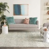 image:imageNourison Home Vail Indigo Ivory 53 x 73 Area Rug  Easy Clean Non Shedding Bed Room Living Room Dining Room Kitchen 5 x 7IVGreen