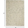 image:imageNourison Home Vail Indigo Ivory 53 x 73 Area Rug  Easy Clean Non Shedding Bed Room Living Room Dining Room Kitchen 5 x 7IVGreen