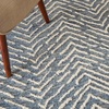 image:imageNourison Home Vail Indigo Ivory 53 x 73 Area Rug  Easy Clean Non Shedding Bed Room Living Room Dining Room Kitchen 5 x 7IndigoIvory