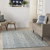 image:imageNourison Home Vail Indigo Ivory 53 x 73 Area Rug  Easy Clean Non Shedding Bed Room Living Room Dining Room Kitchen 5 x 7IndigoIvory