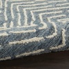 image:imageNourison Home Vail Indigo Ivory 53 x 73 Area Rug  Easy Clean Non Shedding Bed Room Living Room Dining Room Kitchen 5 x 7IndigoIvory
