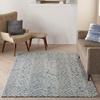 image:imageNourison Home Vail Indigo Ivory 53 x 73 Area Rug  Easy Clean Non Shedding Bed Room Living Room Dining Room Kitchen 5 x 7IndigoIvory