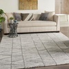image:imageNourison Home Vail White Blue 23 x 76 Area Rug  Easy Clean Non Shedding Bed Room Living Room Dining Room Kitchen 8 RunnerGreyWhite