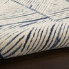 image:imageNourison Home Vail White Blue 23 x 76 Area Rug  Easy Clean Non Shedding Bed Room Living Room Dining Room Kitchen 8 RunnerWhite Blue